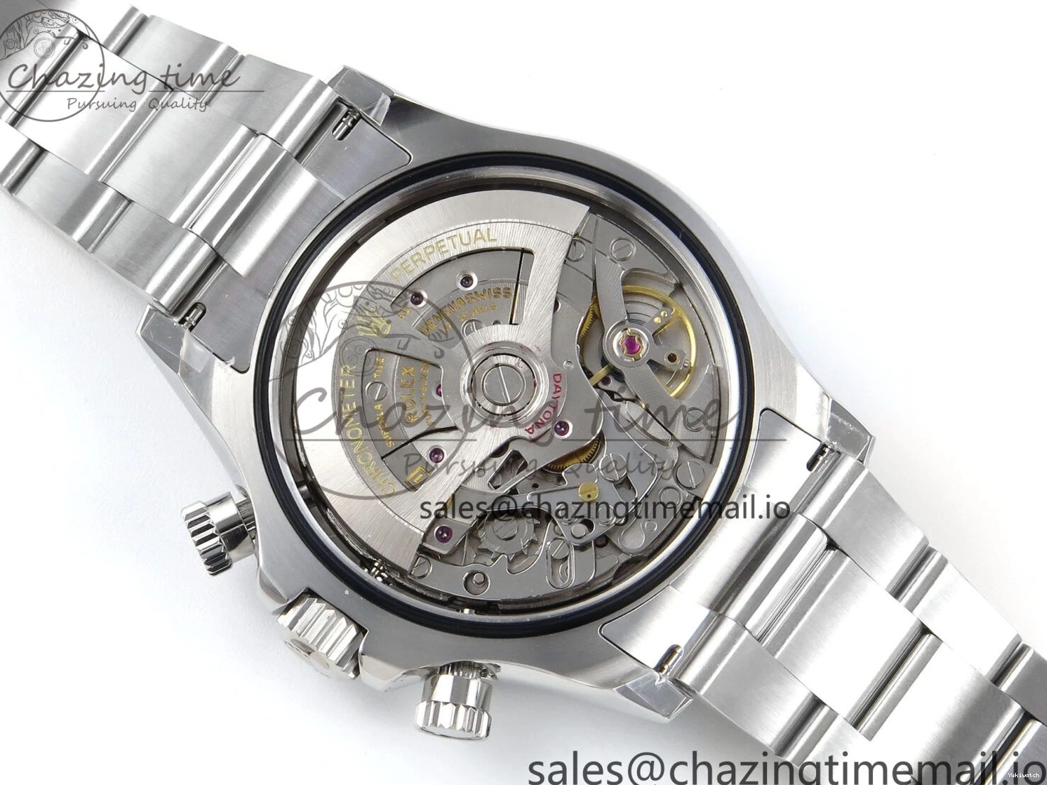 SH4131 QF on Black Edition Strap 126500 SS Daytona Bracelet 1:1 Best V5 Dial 0302